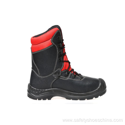 steel toe leather safety boots